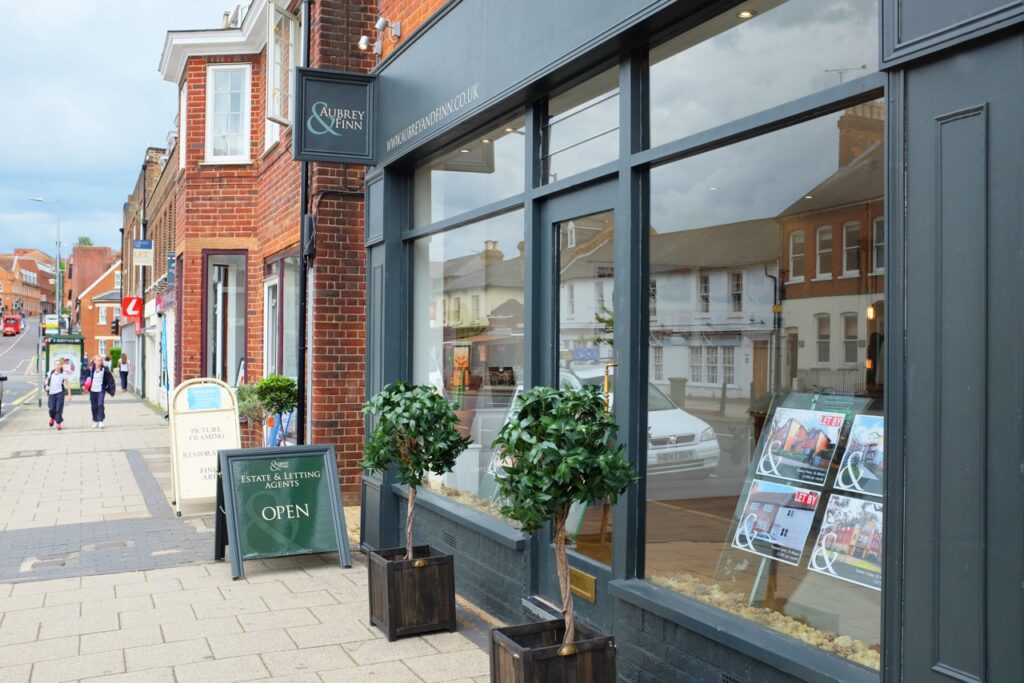 The office of Aubrey and Finn Estate Agency